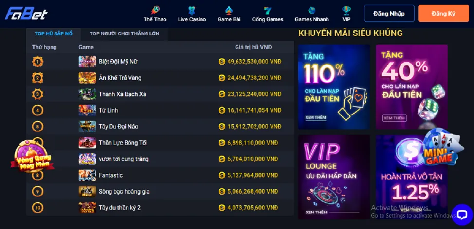 Banner khuyến mãi 33win99 link mới